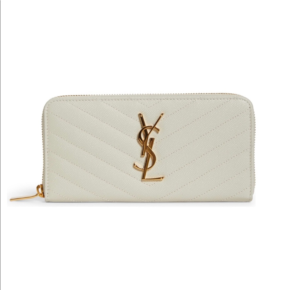 YSL ZIP AROUND WALLET